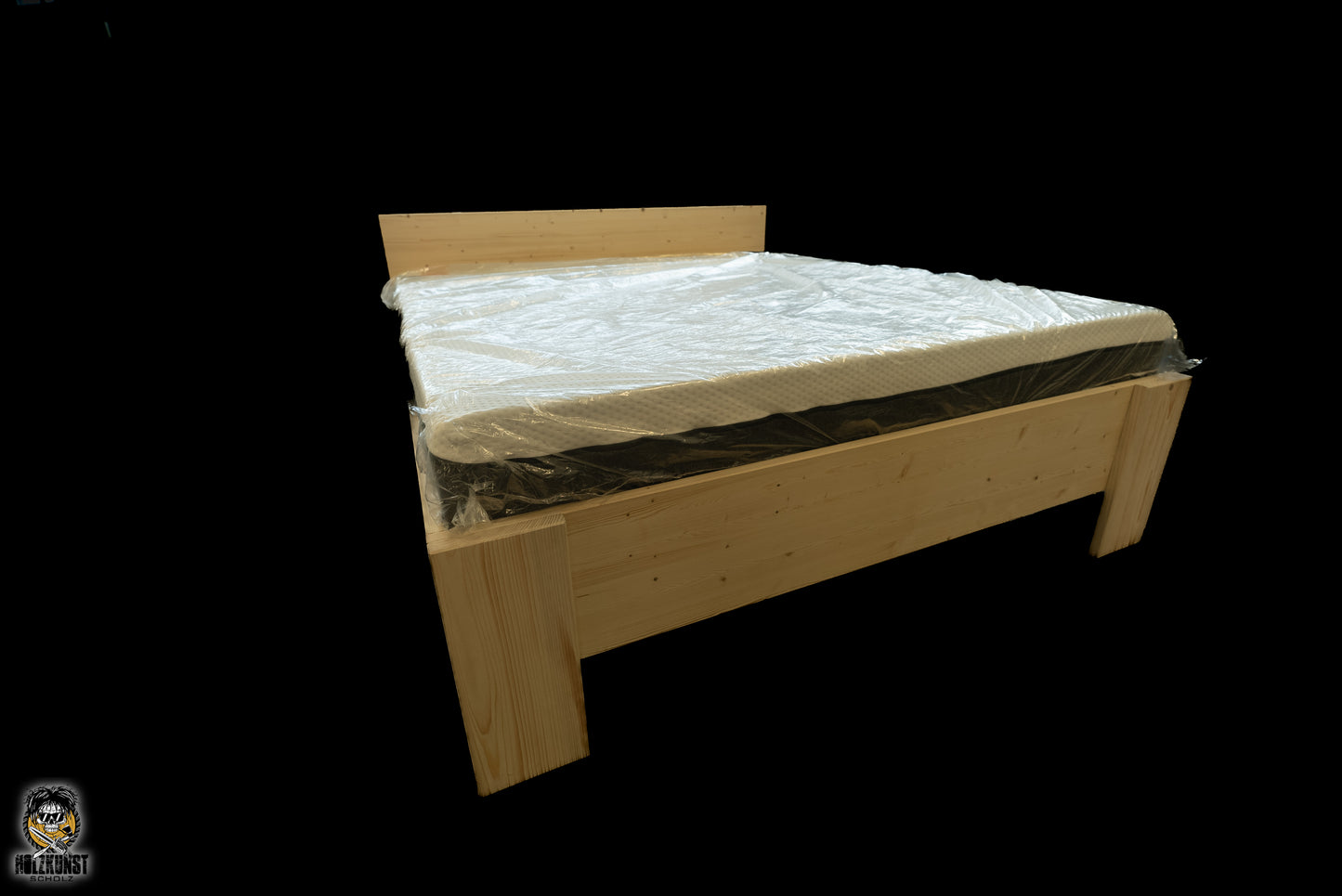 Massivholzbett Light