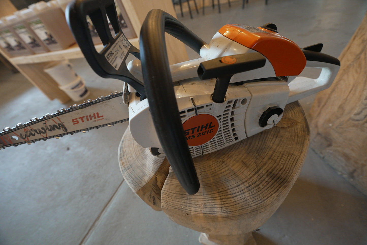 Carving-Säge STIHL MS 201 c - Gebraucht und Neu