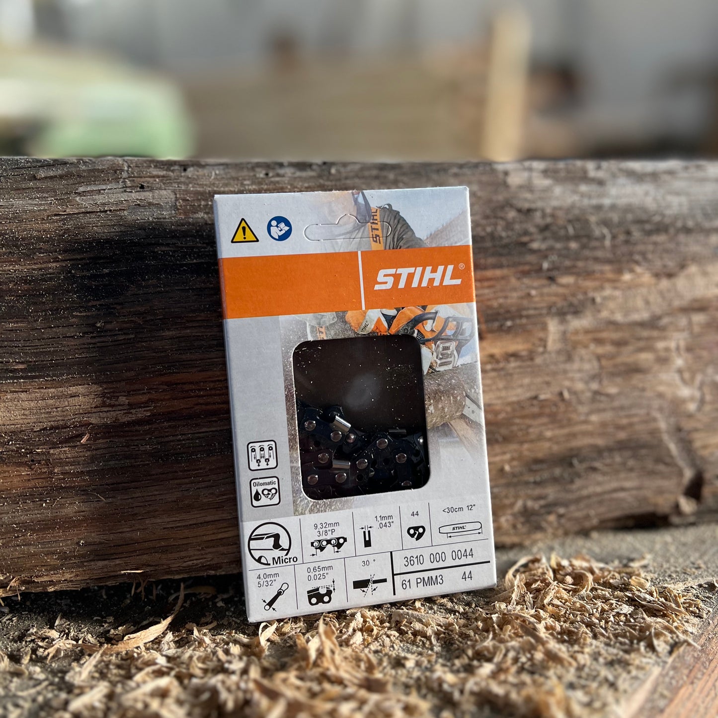 Stihl Sägekette 3/8" P 1,1mm Nut, 44 Treibglieder