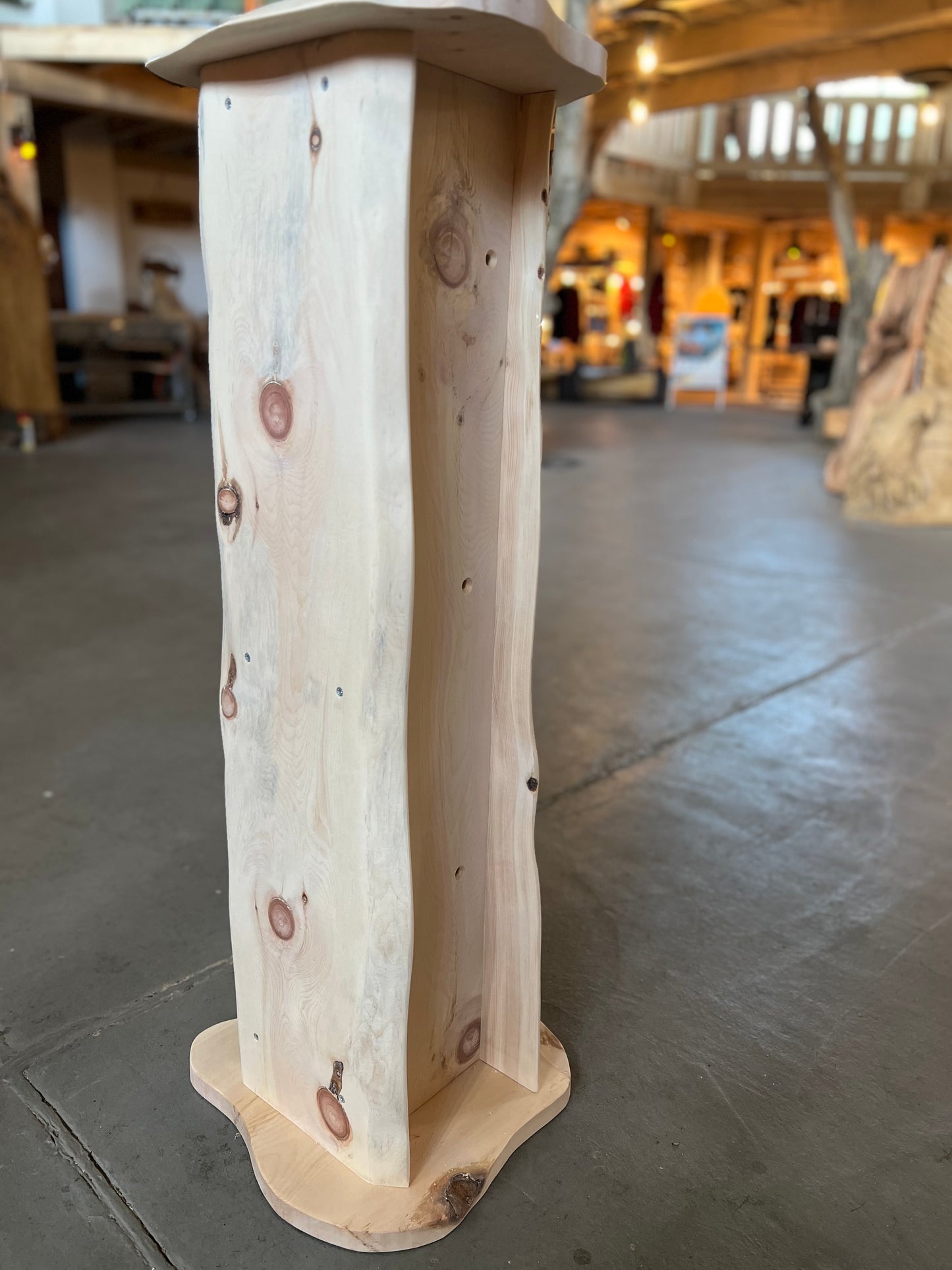 Zirbensäule Rustikal