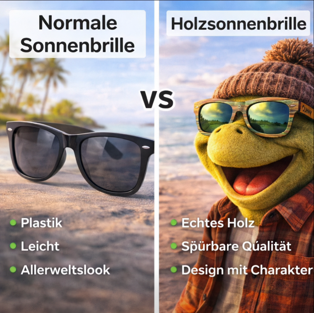 DARKglasses by Sunny W. - deine Holzrahmen Sonnenbrille