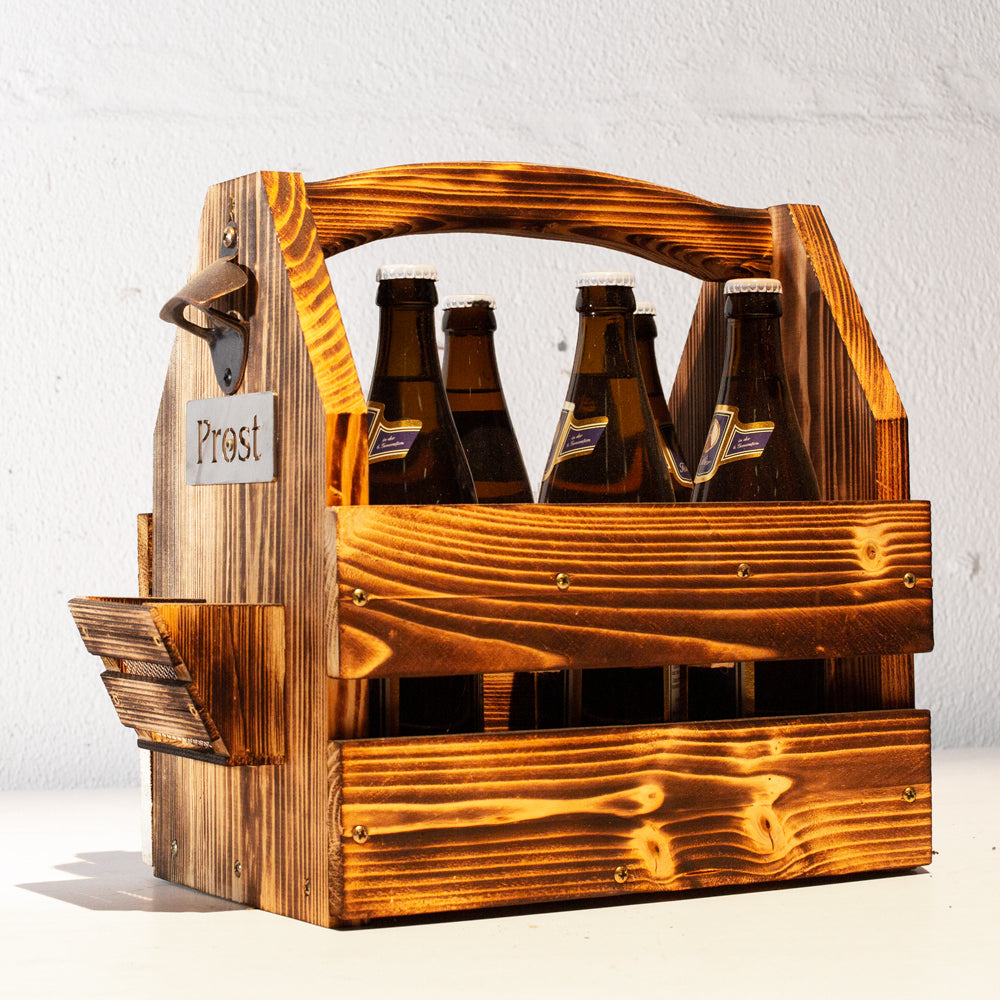 Scholz GmbH – Handtasche für Bierträger von Holzkunst Marketing Männer Die - Holzkunst Scholz
