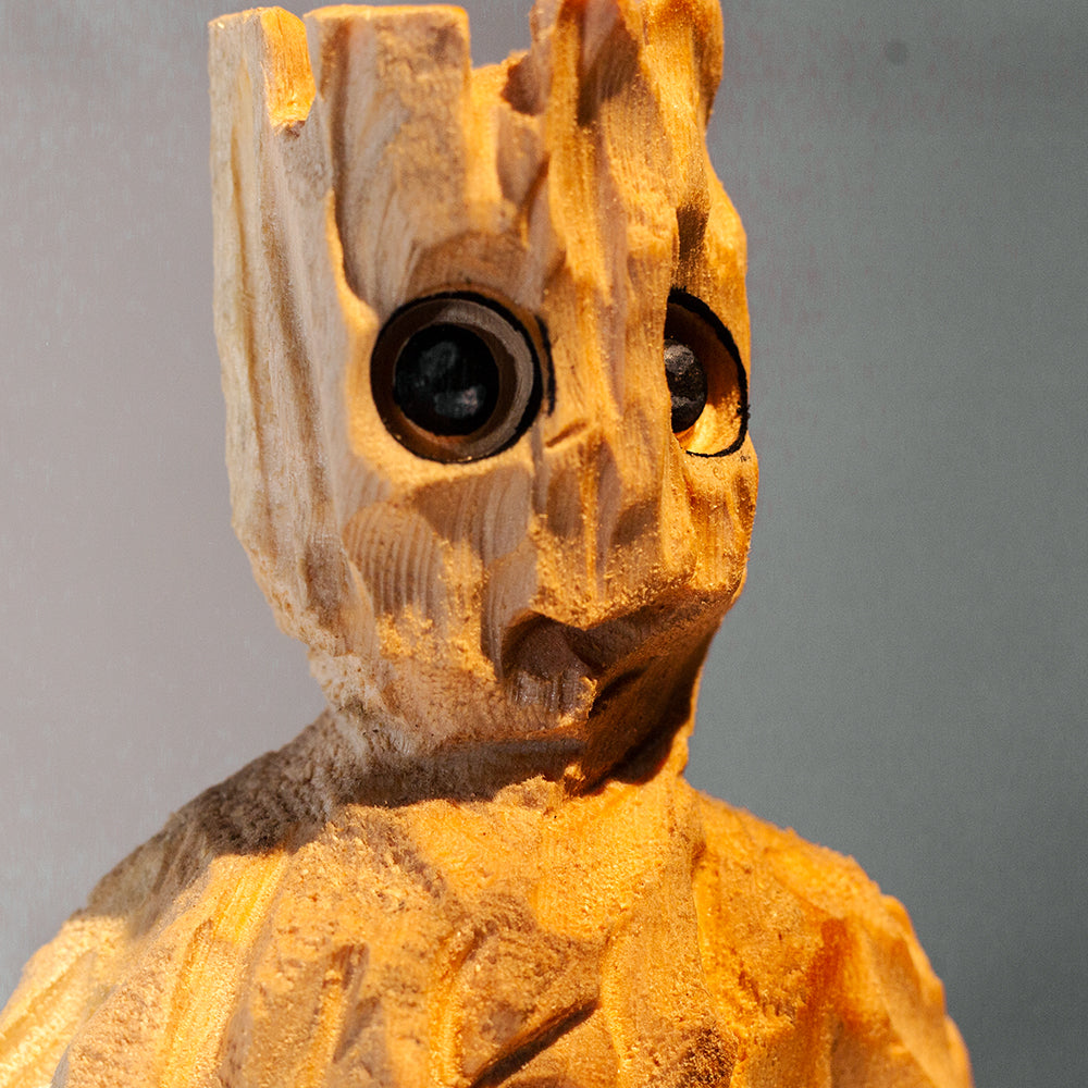 Groot Figur 30 cm aus Zirbe