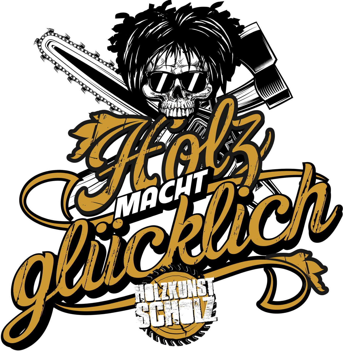 Design - Holz macht glücklich Logo
