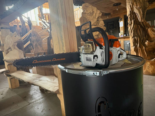 Carving-Säge STIHL MS 261 C | Cannon Schiene