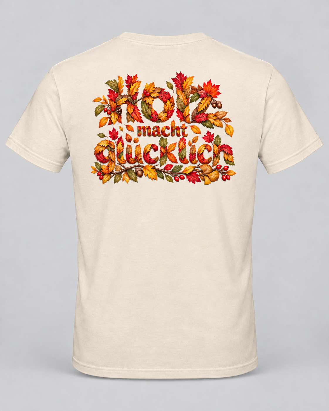 Herbstpaket 3 - Holz macht glücklich - T-Shirt, Zipper, Cap & Überraschung