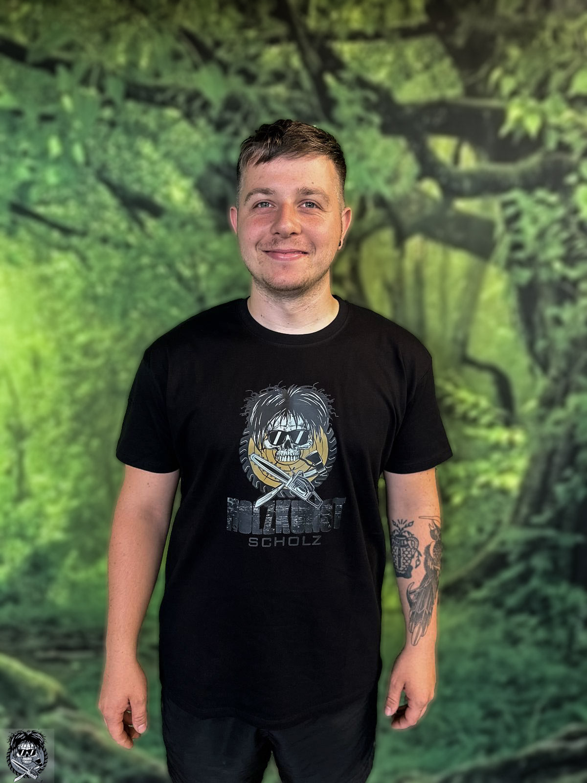 T-Shirt Holzkunst Scholz - Holzkunst Scholz Logo - Standard Kollektion