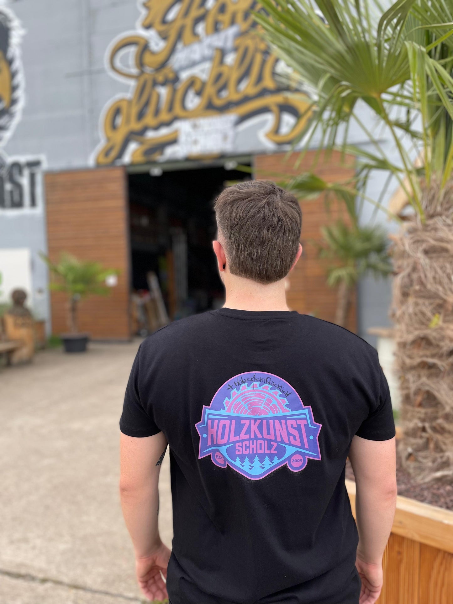 T-Shirt Holzkunst Scholz - Holzkunst Scholz Logo 2 - Standard Kollektion
