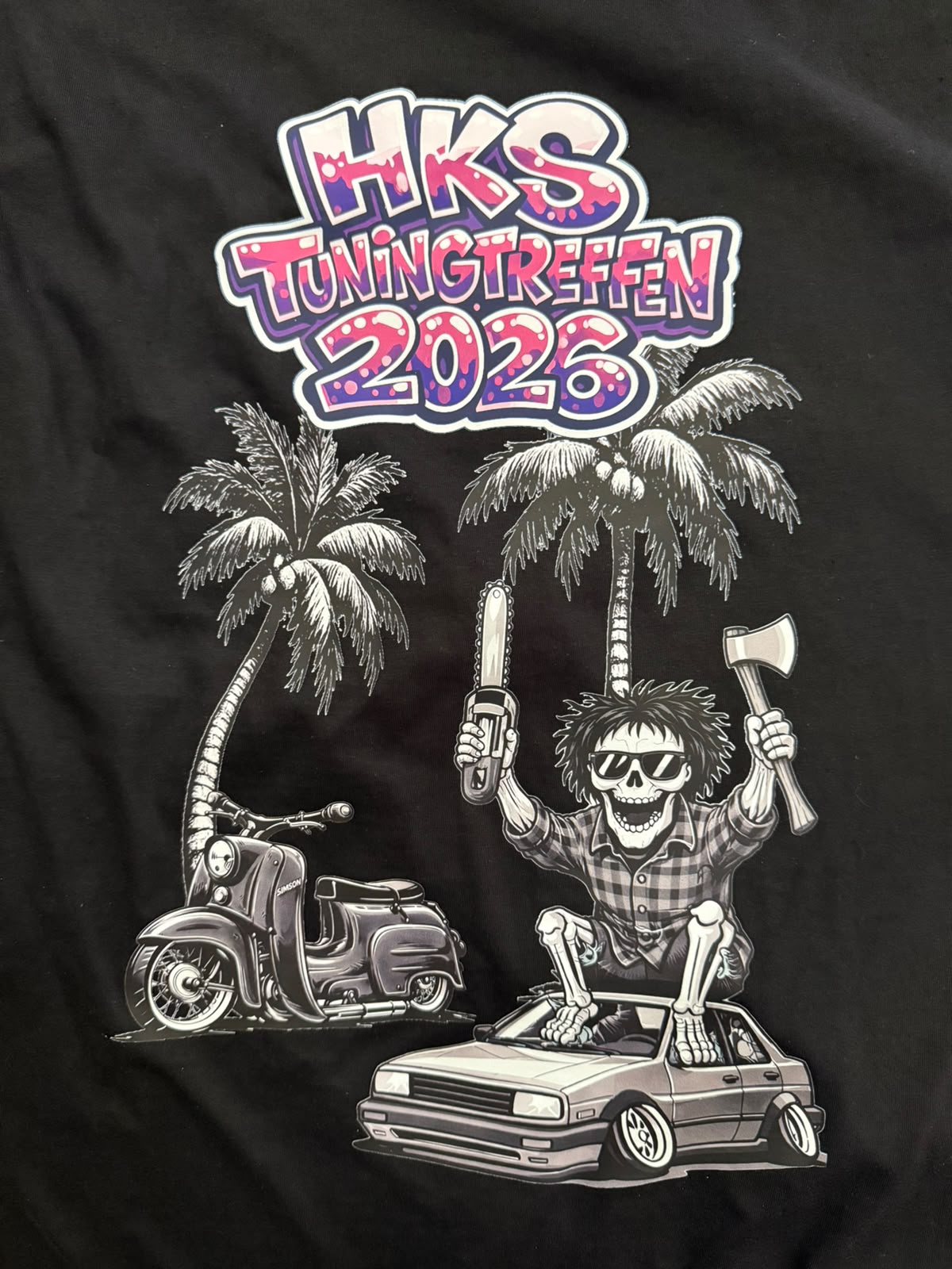 Tuning Treffen 2026 T-Shirt Holzkunst Scholz